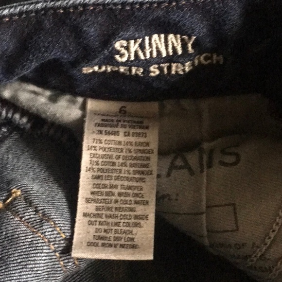 American Eagle Outfitters skinny super stretch size 6 * 71% cotton 14% r… - Picture 13 of 16